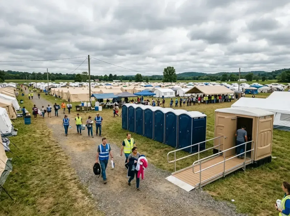 disaster-relief-camp-restrooms-010 — frequently asked questions, Dumpster & Portable Bathrooms Rental in Fayetteville, WV